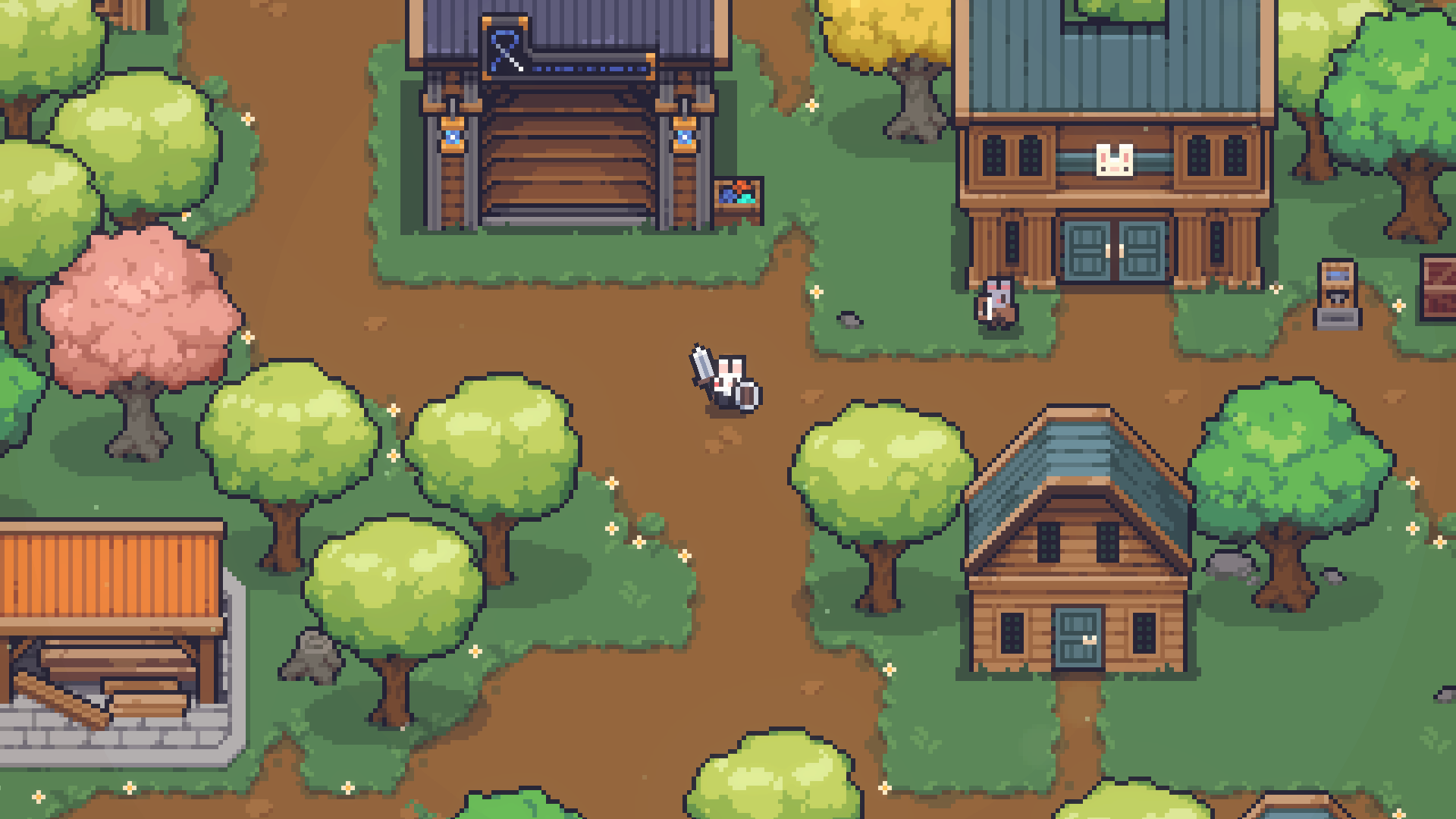 Sephiria - Gameplay top-down aksi